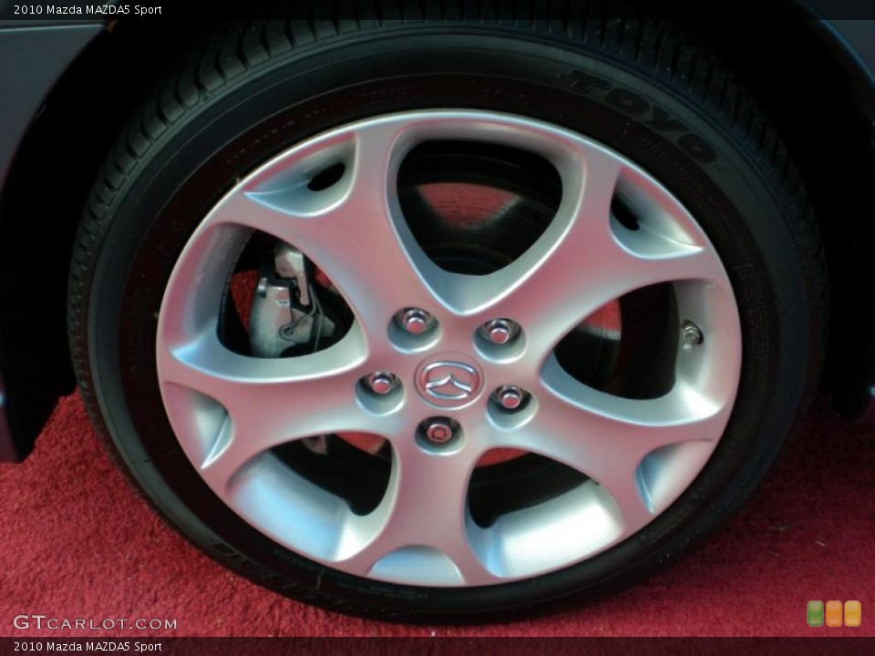 2010 Mazda MAZDA5 Sport Wheel and Tire Photo #40264774