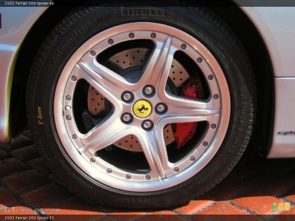 2003 Ferrari 360 Spider F1 Wheel and Tire Photo #40264918