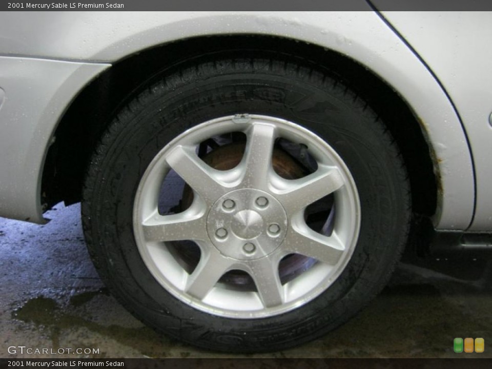 2001 Mercury Sable LS Premium Sedan Wheel and Tire Photo #40266138