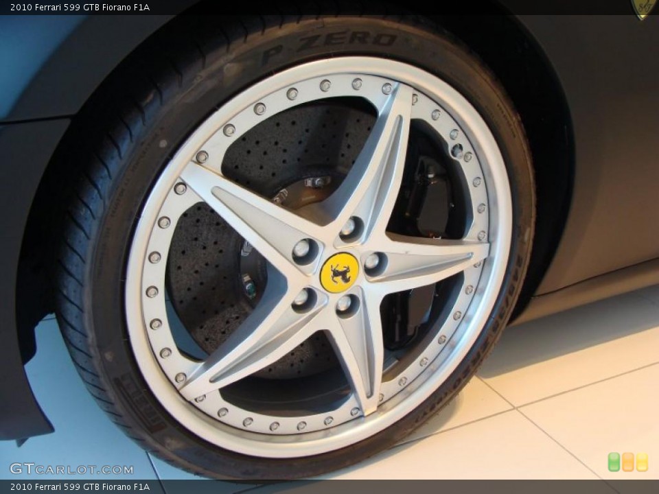 2010 Ferrari 599 GTB Fiorano F1A Wheel and Tire Photo #40271854