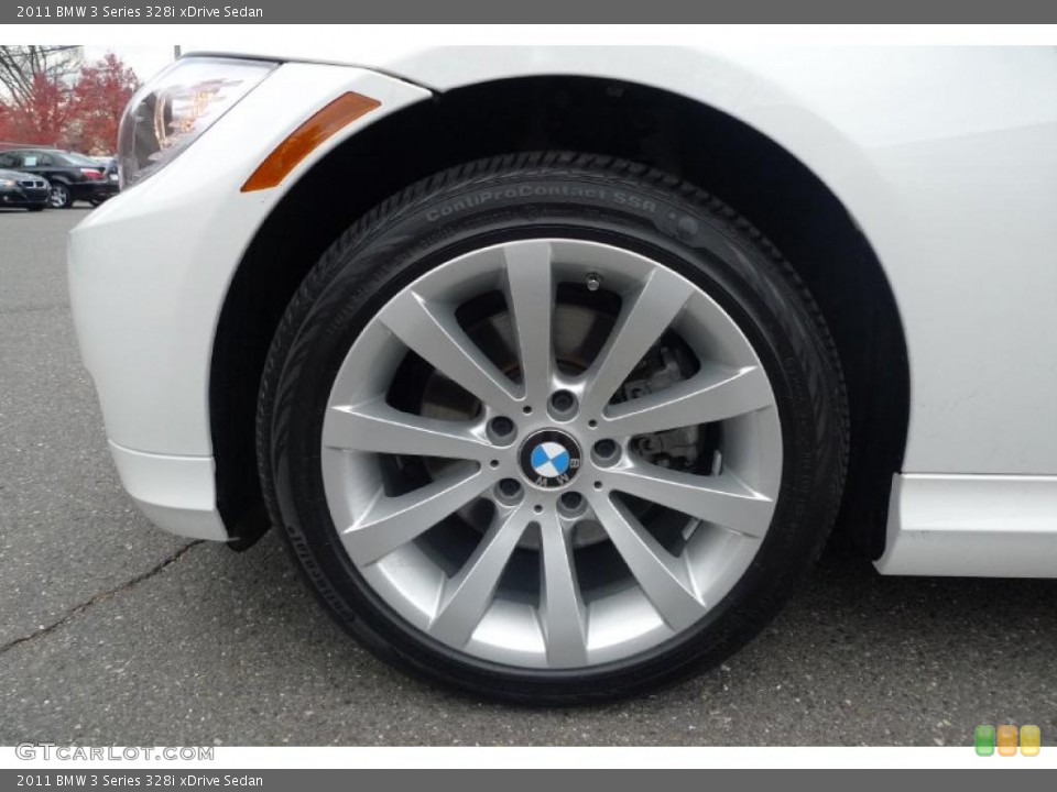 2011 BMW 3 Series 328i xDrive Sedan Wheel and Tire Photo #40278911