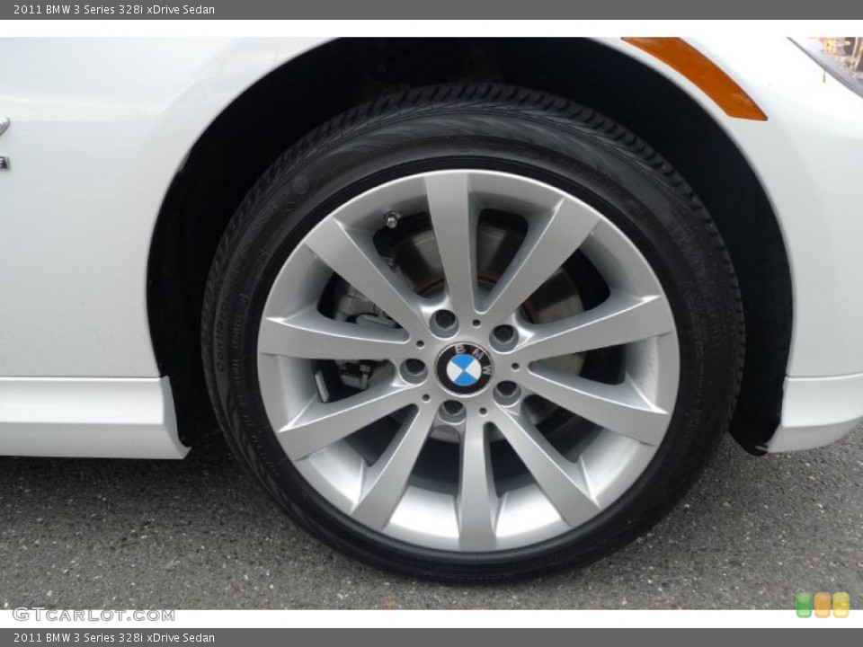 2011 BMW 3 Series 328i xDrive Sedan Wheel and Tire Photo #40279110
