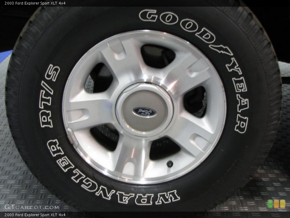 2003 Ford Explorer Sport XLT 4x4 Wheel and Tire Photo #40285370