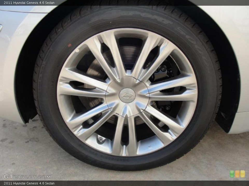 2011 Hyundai Genesis 4.6 Sedan Wheel and Tire Photo #40290583