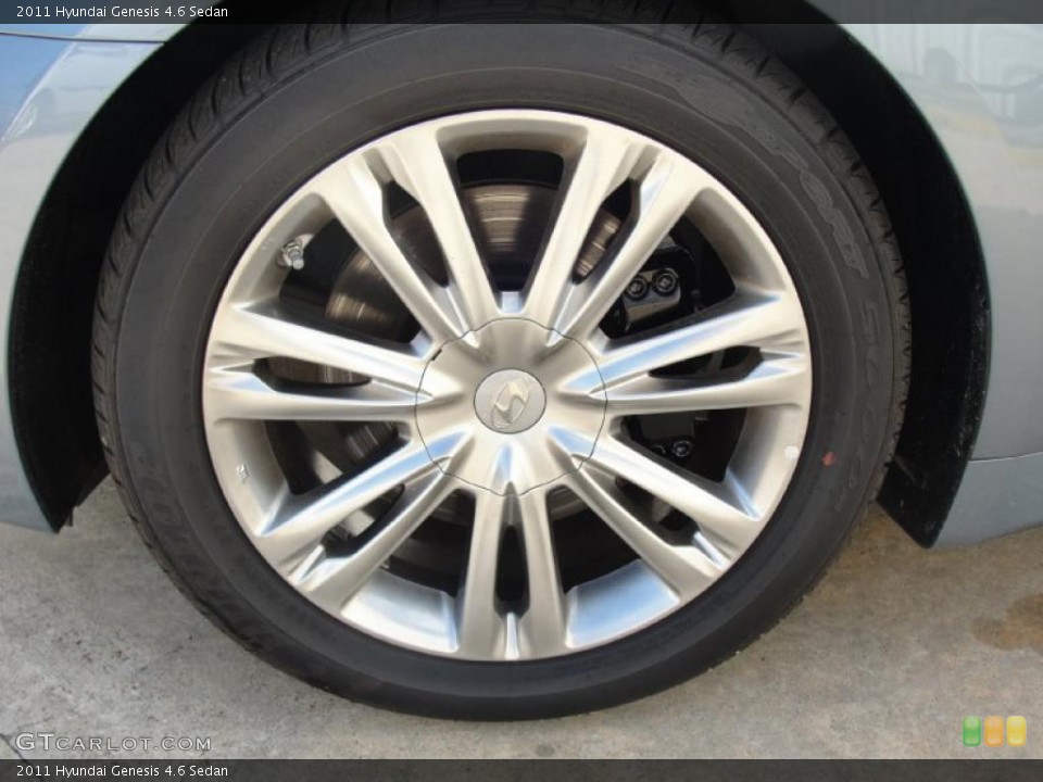2011 Hyundai Genesis 4.6 Sedan Wheel and Tire Photo #40291199