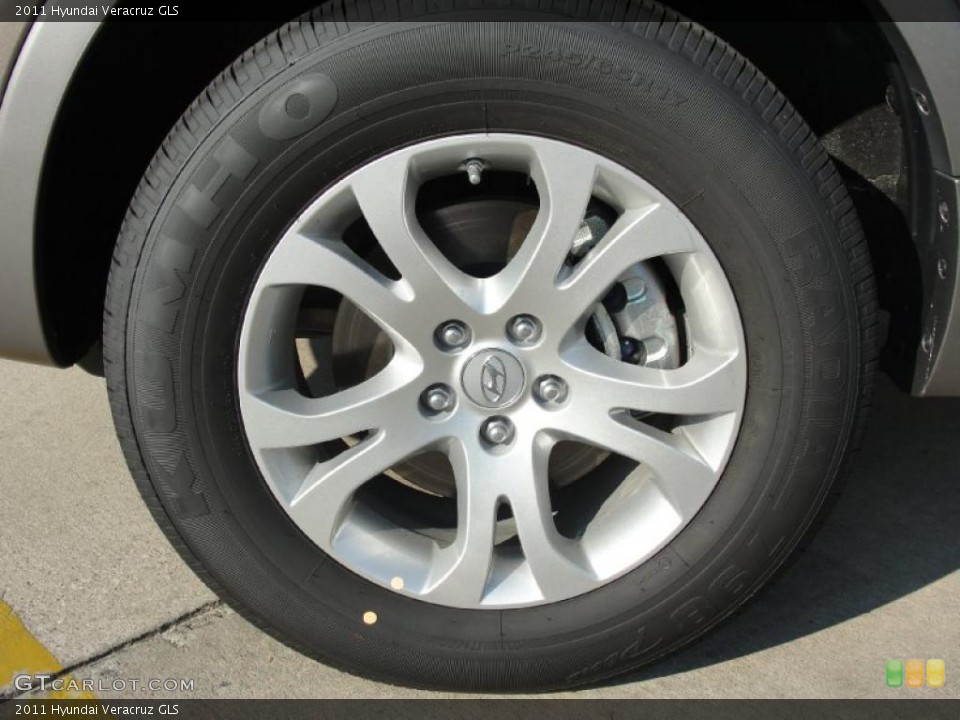 2011 Hyundai Veracruz GLS Wheel and Tire Photo #40291823