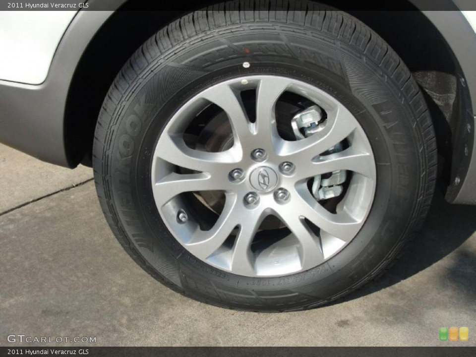 2011 Hyundai Veracruz GLS Wheel and Tire Photo #40292431