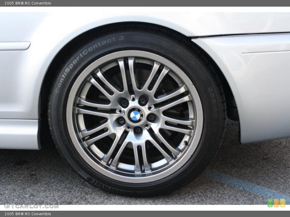 2005 BMW M3 Convertible Wheel and Tire Photo #40293855