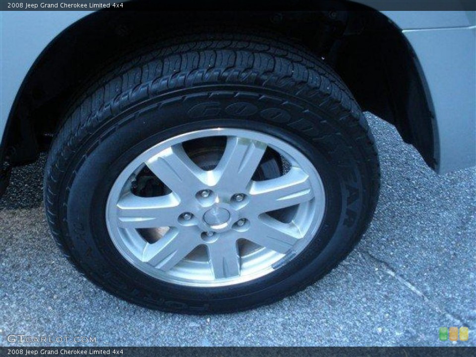 2008 Jeep Grand Cherokee Limited 4x4 Wheel and Tire Photo #40298247