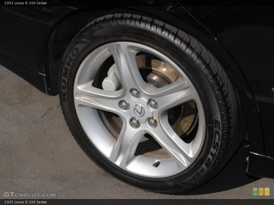 2003 Lexus IS 300 Sedan Wheel and Tire Photo #40299775