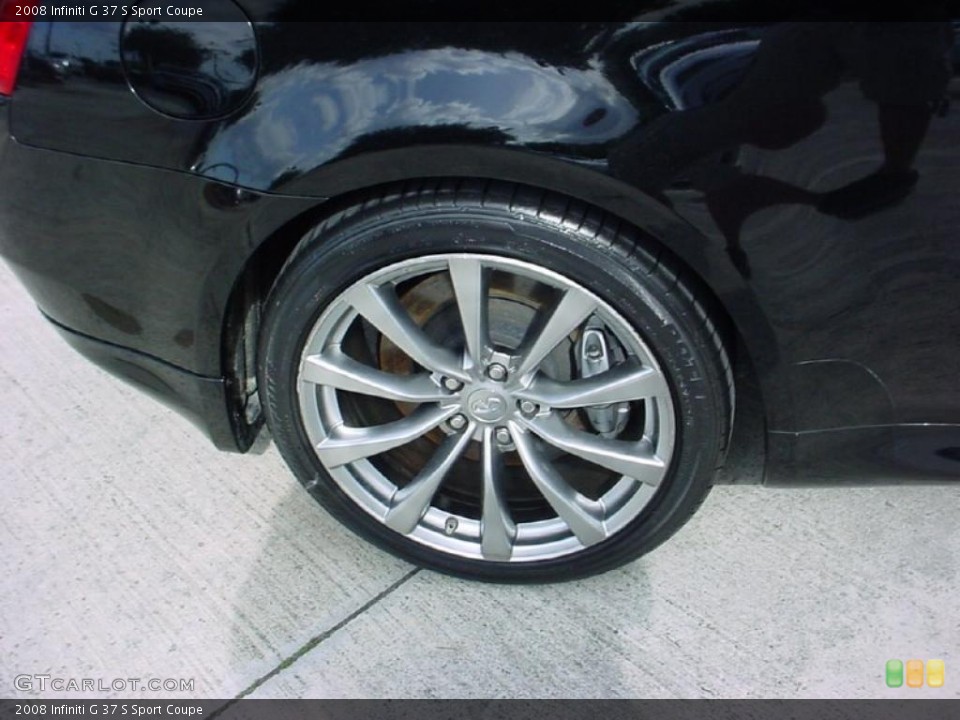 2008 Infiniti G 37 S Sport Coupe Wheel and Tire Photo #40305672