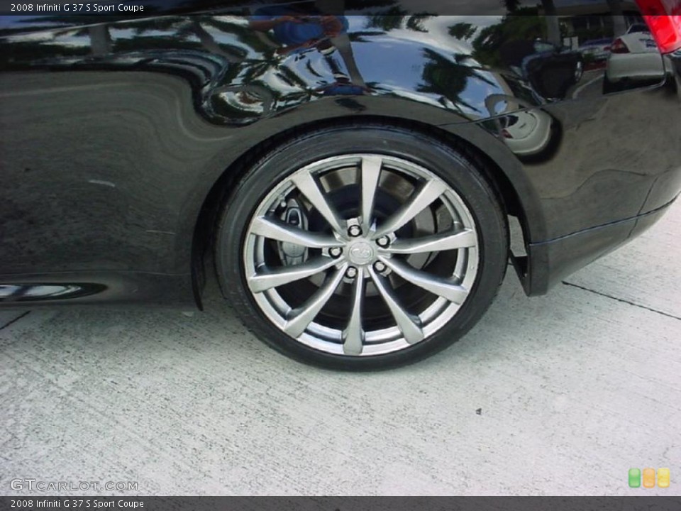 2008 Infiniti G 37 S Sport Coupe Wheel and Tire Photo #40305792