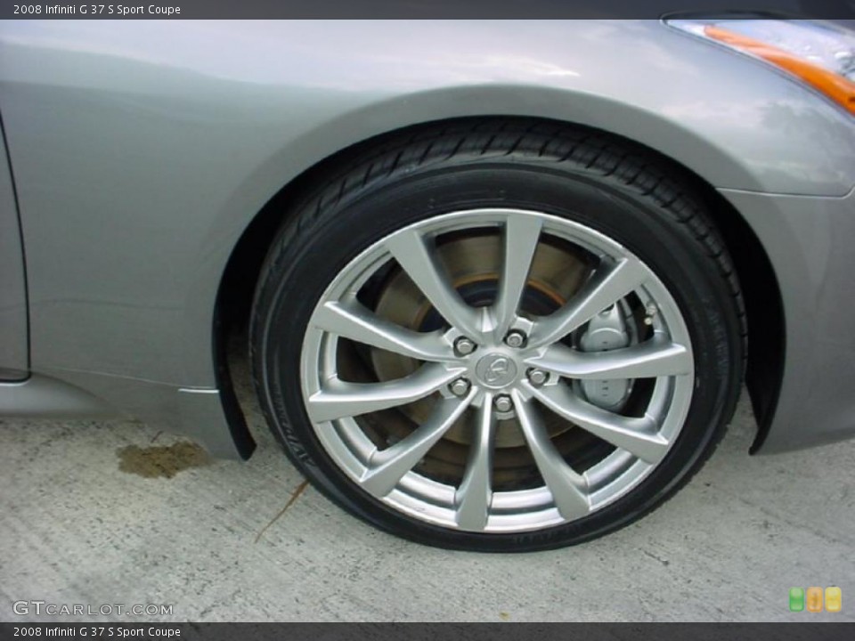 2008 Infiniti G 37 S Sport Coupe Wheel and Tire Photo #40307744