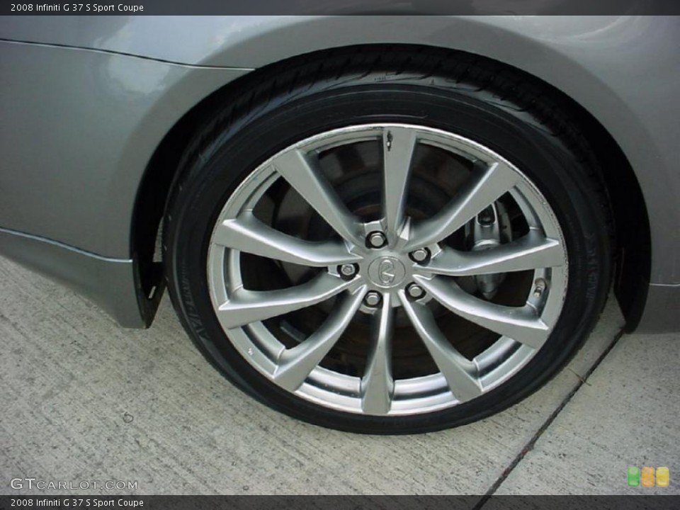 2008 Infiniti G 37 S Sport Coupe Wheel and Tire Photo #40307760