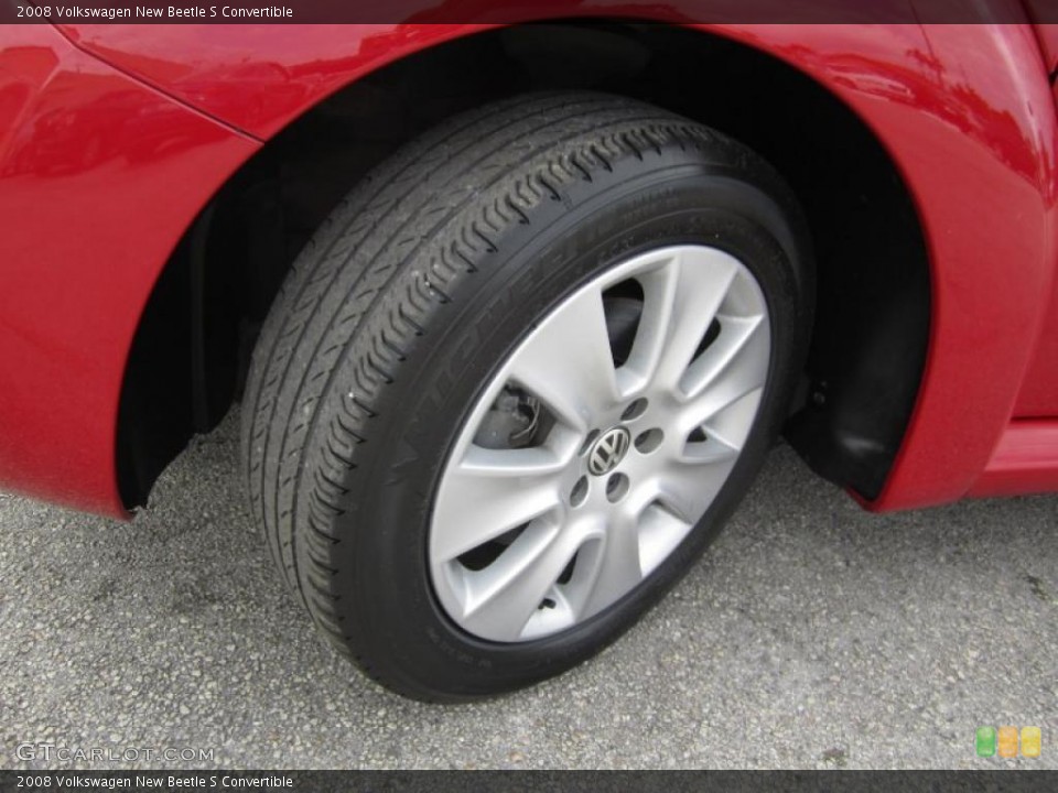 2008 Volkswagen New Beetle S Convertible Wheel and Tire Photo #40312892