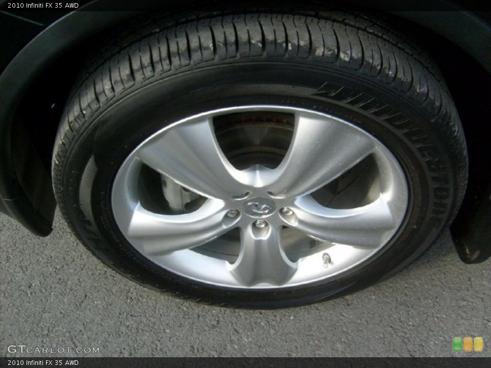 2010 Infiniti FX 35 AWD Wheel and Tire Photo #40314268