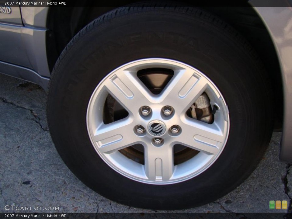 2007 Mercury Mariner Hybrid 4WD Wheel and Tire Photo #40316764