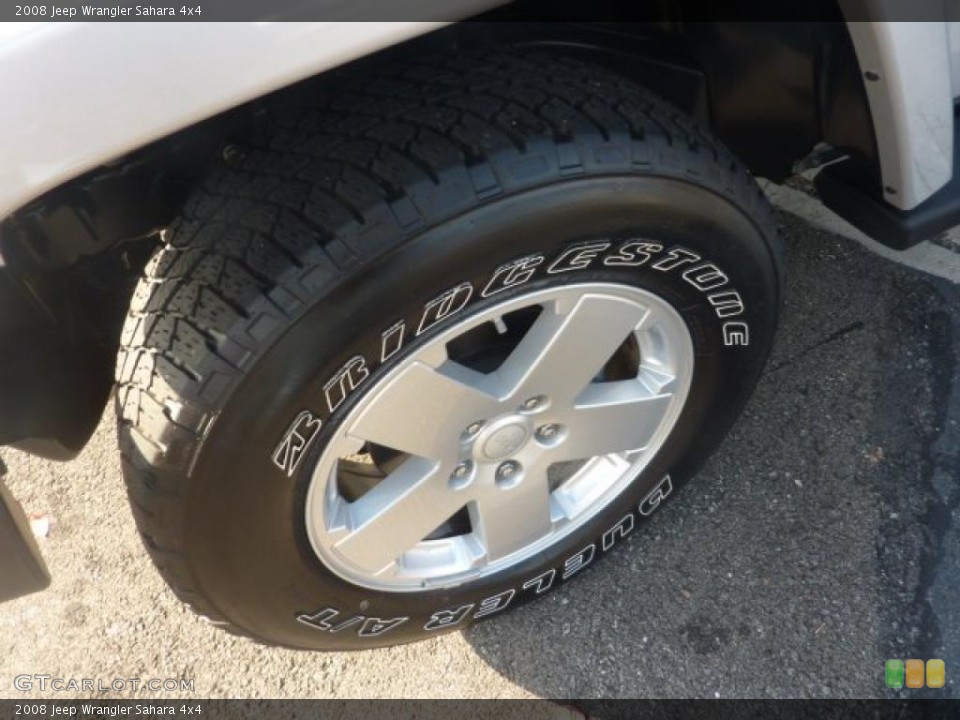 2008 Jeep Wrangler Sahara 4x4 Wheel and Tire Photo #40322124