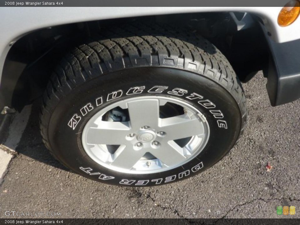 2008 Jeep Wrangler Sahara 4x4 Wheel and Tire Photo #40322172