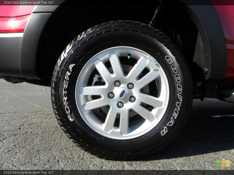 2010 Ford Explorer Sport Trac XLT Wheel and Tire Photo #40322632
