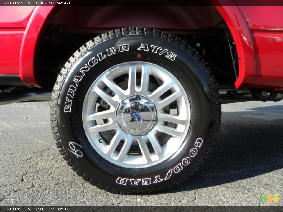 2010 Ford F150 Lariat SuperCrew 4x4 Wheel and Tire Photo #40323548