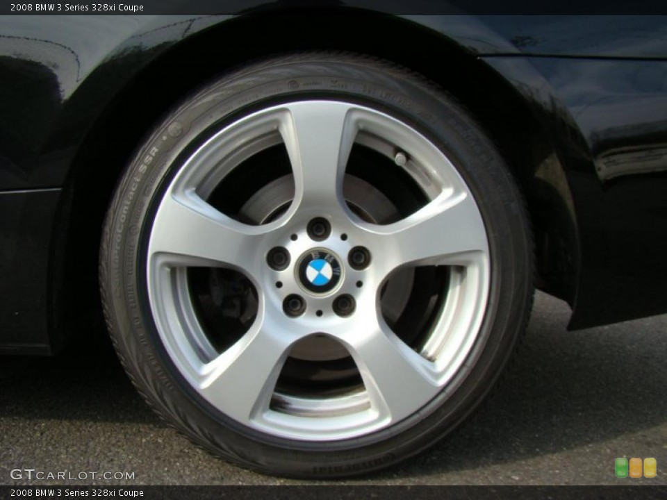 2008 BMW 3 Series 328xi Coupe Wheel and Tire Photo #40323820