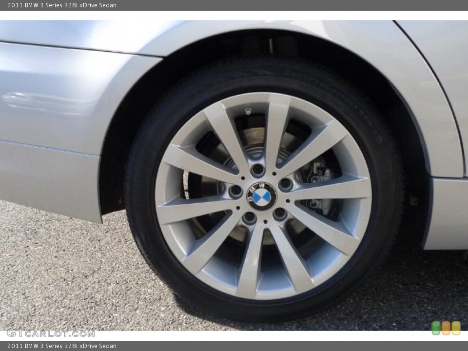 2011 BMW 3 Series 328i xDrive Sedan Wheel and Tire Photo #40326960