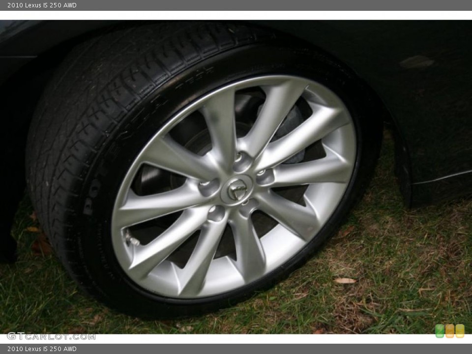 2010 Lexus IS 250 AWD Wheel and Tire Photo #40327511