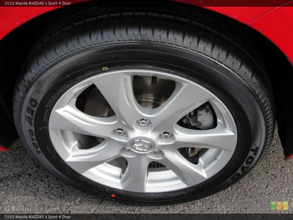 2010 Mazda MAZDA3 s Sport 4 Door Wheel and Tire Photo #40342544