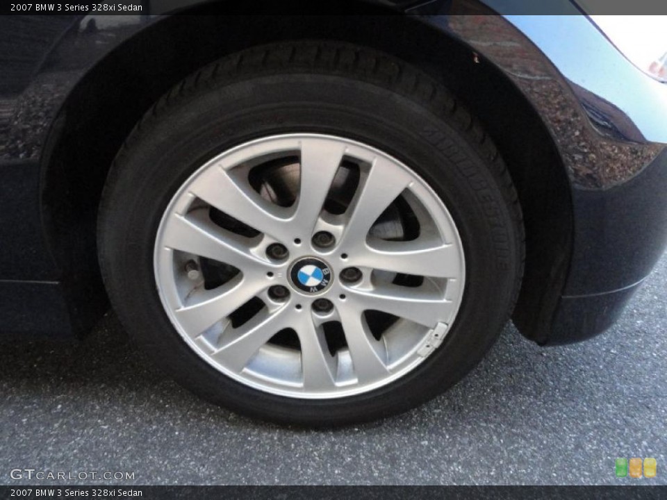 2007 BMW 3 Series 328xi Sedan Wheel and Tire Photo #40347642
