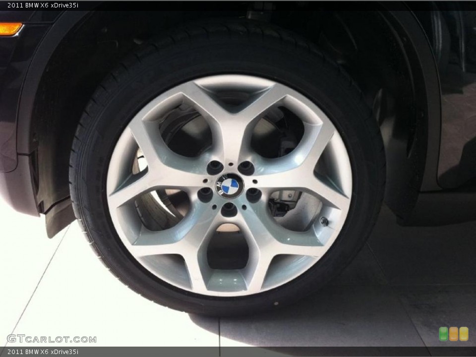2011 BMW X6 xDrive35i Wheel and Tire Photo #40350107