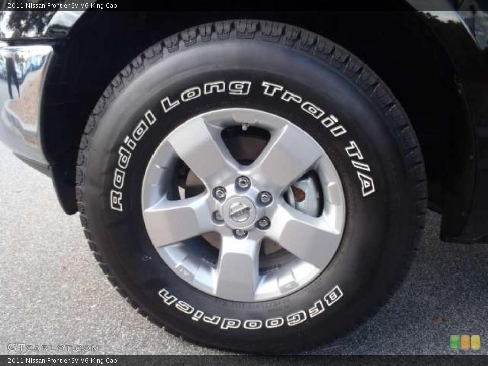 2011 Nissan Frontier SV V6 King Cab Wheel and Tire Photo #40355641