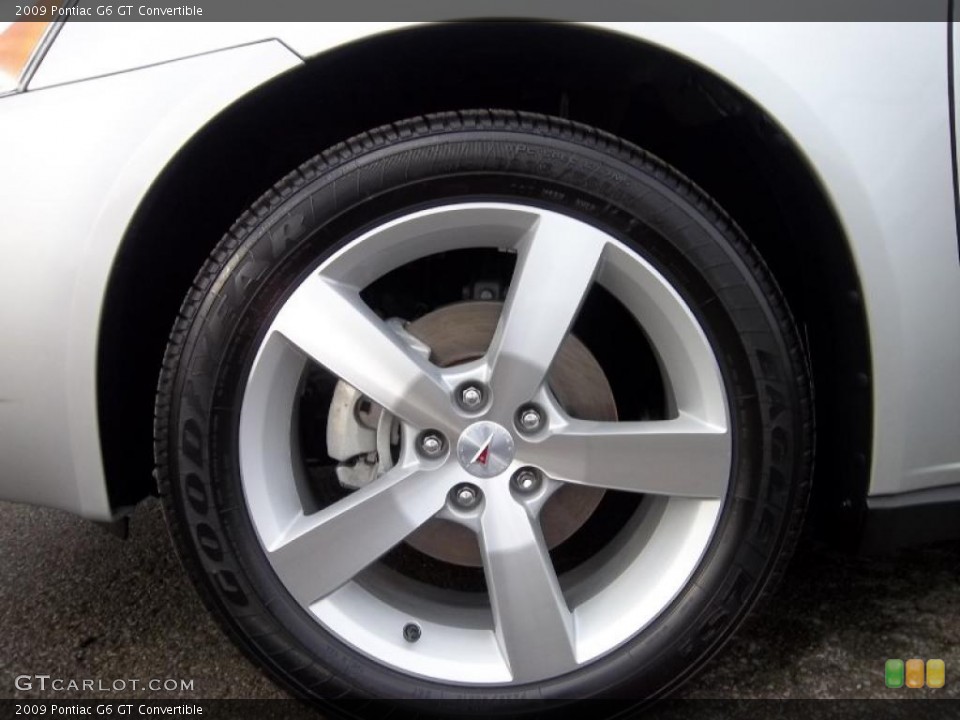 2009 Pontiac G6 GT Convertible Wheel and Tire Photo #40356965