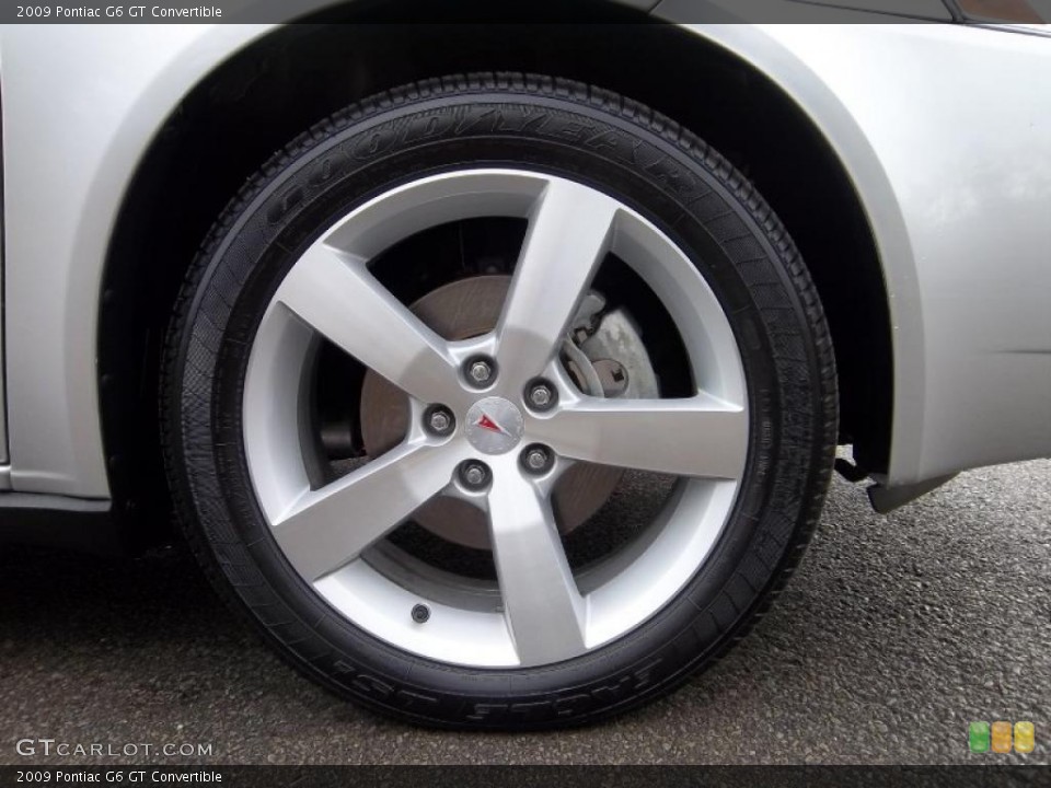 2009 Pontiac G6 GT Convertible Wheel and Tire Photo #40357037