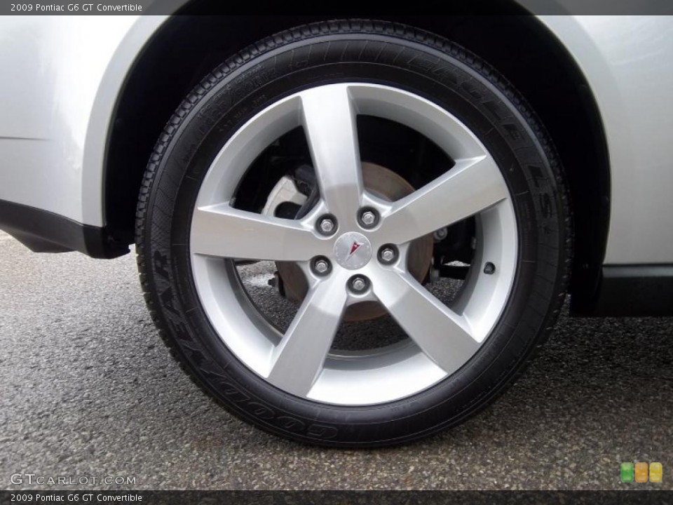 2009 Pontiac G6 GT Convertible Wheel and Tire Photo #40357073
