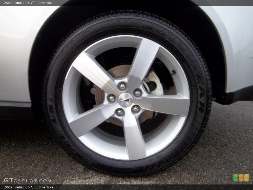 2009 Pontiac G6 GT Convertible Wheel and Tire Photo #40357141