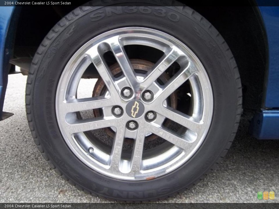 2004 Chevrolet Cavalier LS Sport Sedan Wheel and Tire Photo #40360085