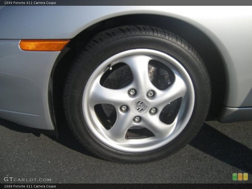 1999 Porsche 911 Carrera Coupe Wheel and Tire Photo #40363489