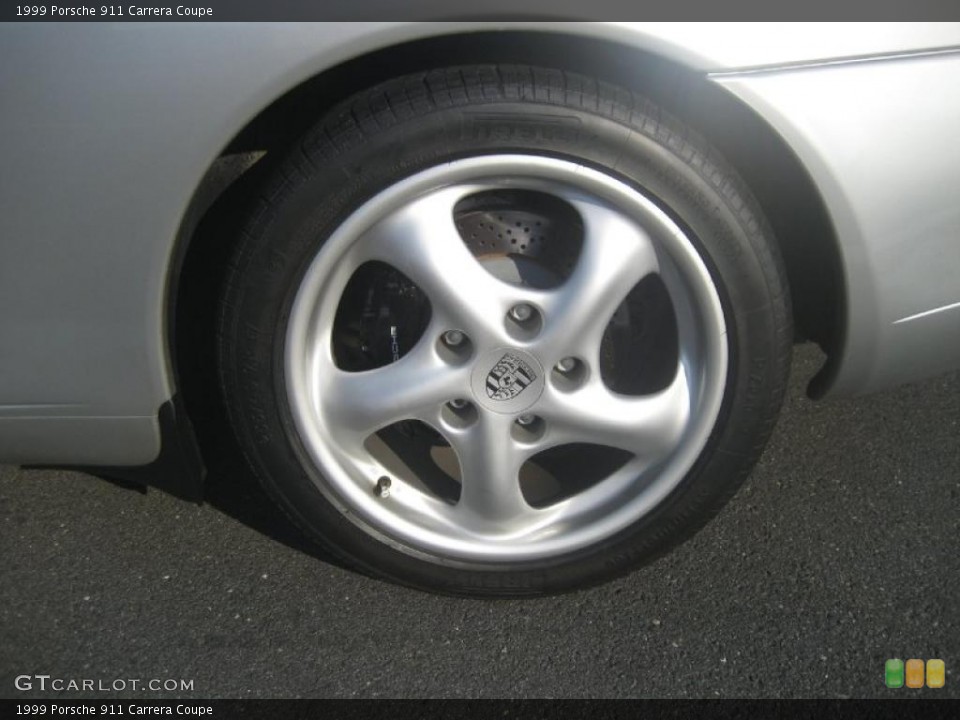 1999 Porsche 911 Carrera Coupe Wheel and Tire Photo #40363501