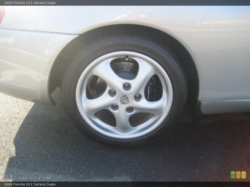 1999 Porsche 911 Carrera Coupe Wheel and Tire Photo #40363517