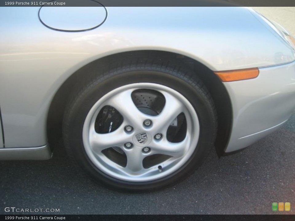 1999 Porsche 911 Carrera Coupe Wheel and Tire Photo #40363529