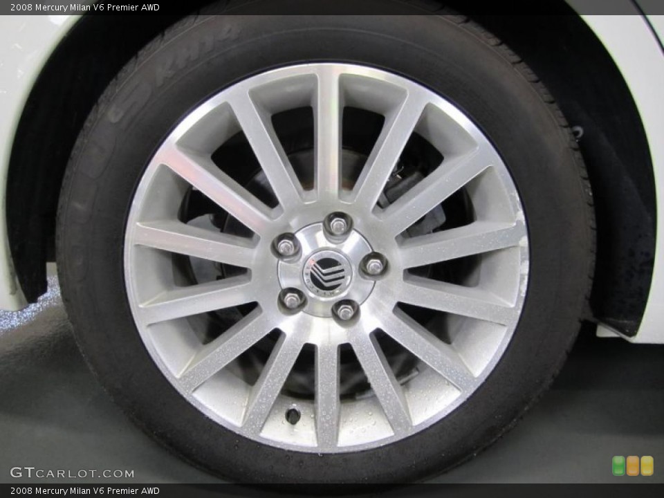 2008 Mercury Milan V6 Premier AWD Wheel and Tire Photo #40369809