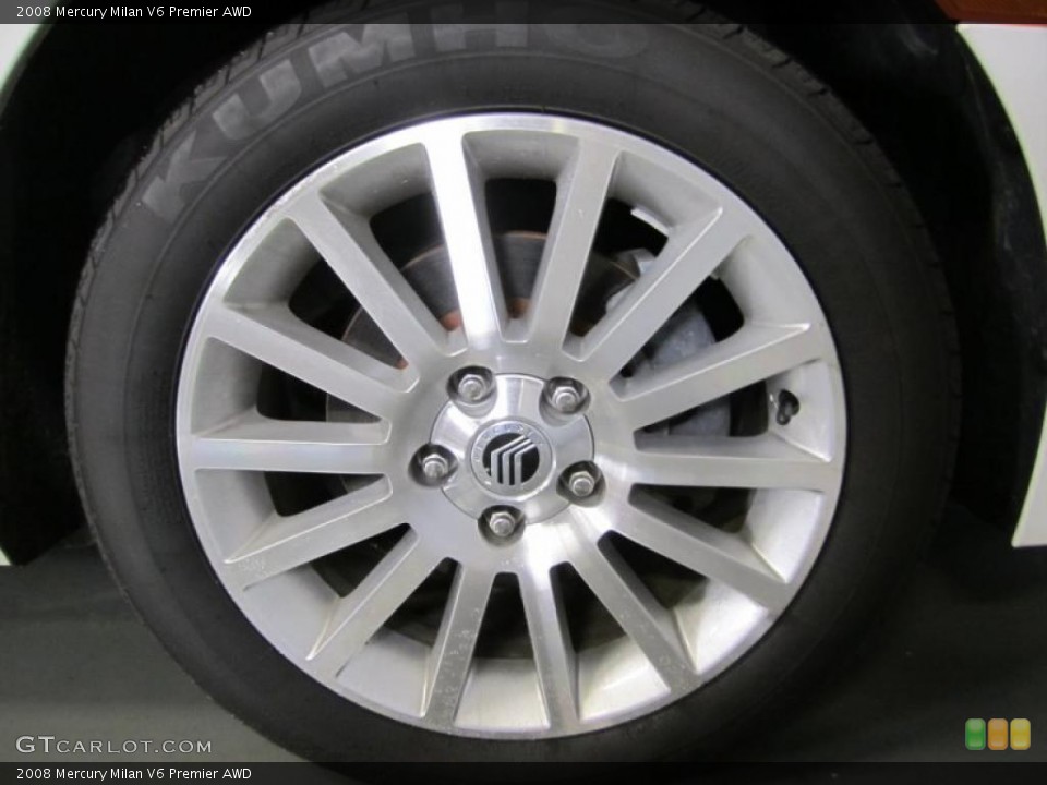 2008 Mercury Milan V6 Premier AWD Wheel and Tire Photo #40369825