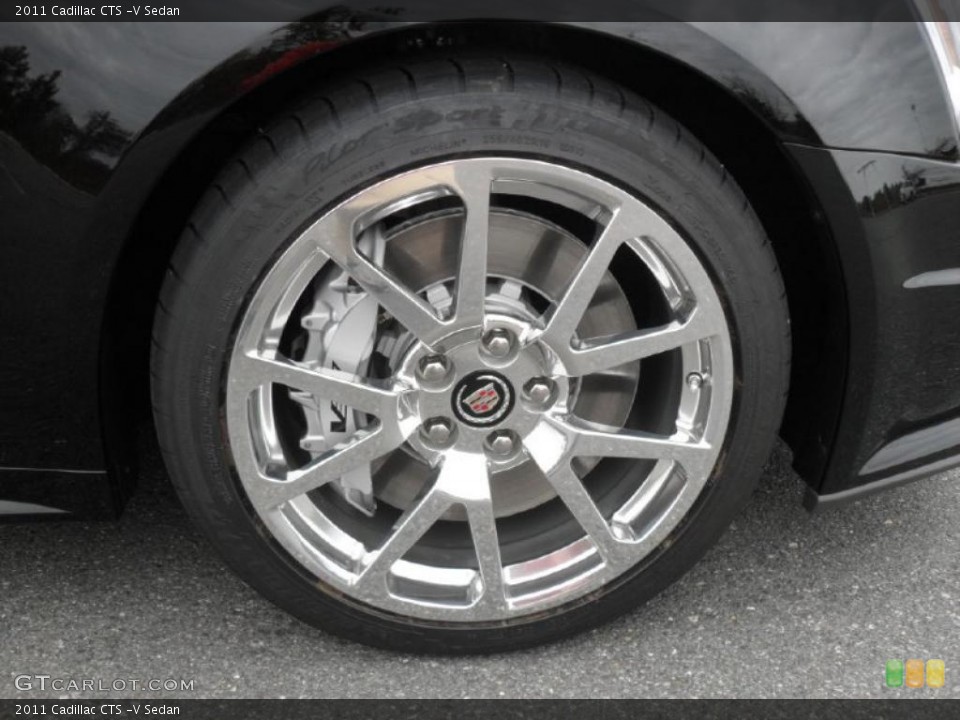 2011 Cadillac CTS -V Sedan Wheel and Tire Photo #40376373