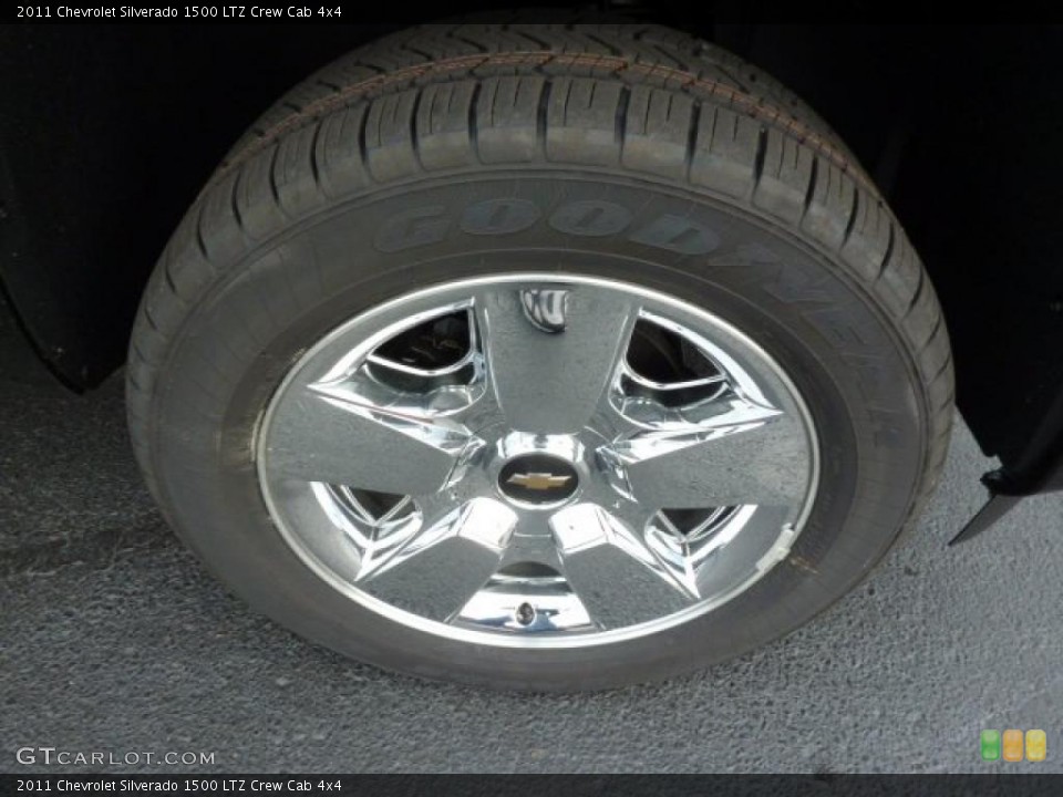 2011 Chevrolet Silverado 1500 LTZ Crew Cab 4x4 Wheel and Tire Photo #40384965