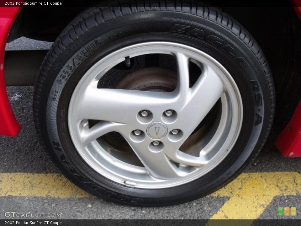 2002 Pontiac Sunfire GT Coupe Wheel and Tire Photo #40385169