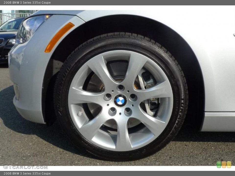 2008 BMW 3 Series 335xi Coupe Wheel and Tire Photo #40391293