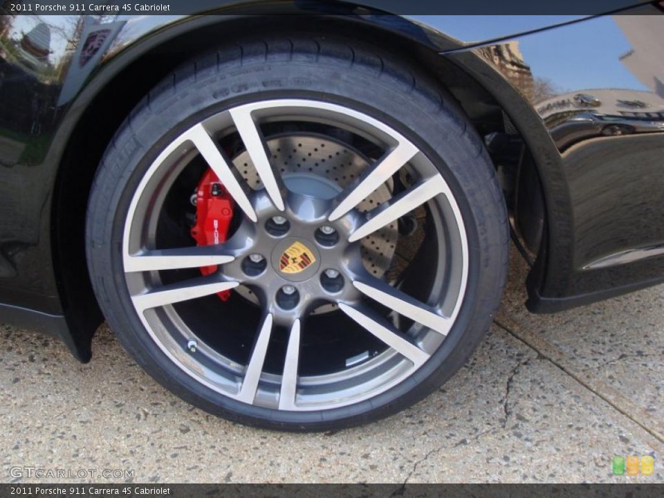 2011 Porsche 911 Carrera 4S Cabriolet Wheel and Tire Photo #40397365