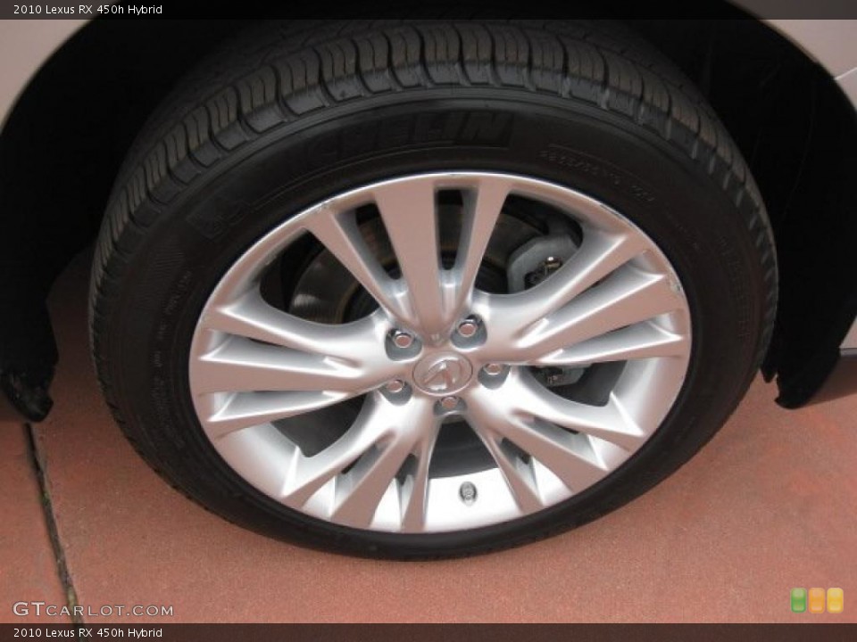 2010 Lexus RX 450h Hybrid Wheel and Tire Photo #40398217