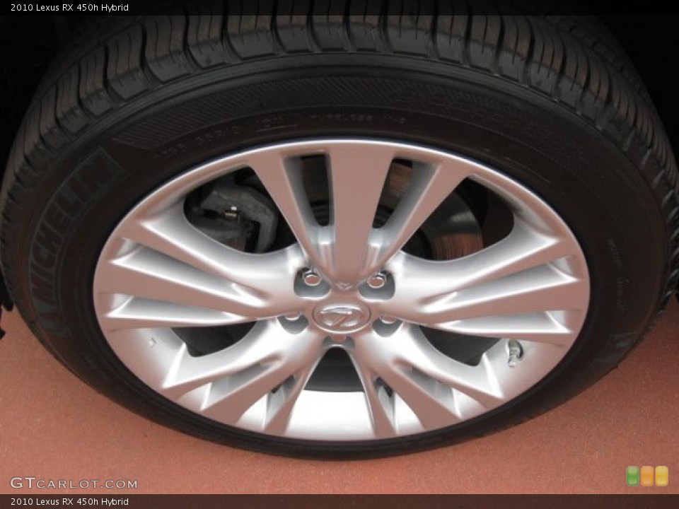 2010 Lexus RX 450h Hybrid Wheel and Tire Photo #40398225